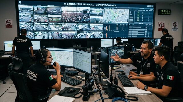 Coordinación de seguridad ejecutiva desde el puesto de mando